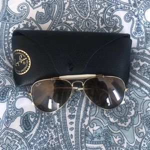 Ray Ban Gold Aviators